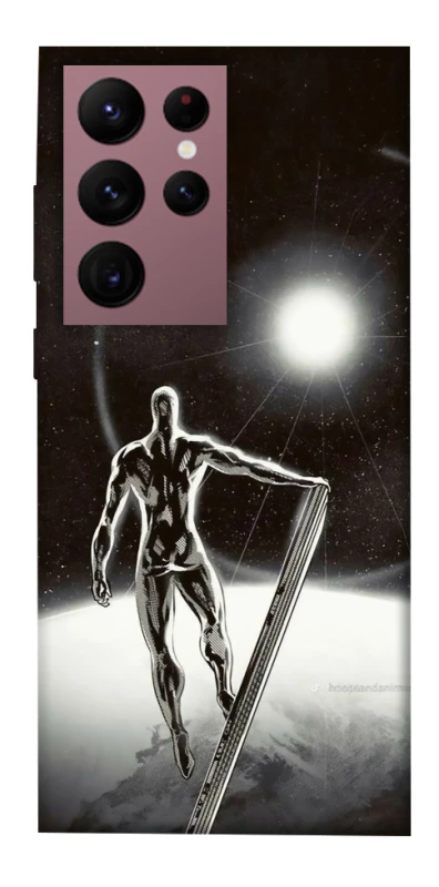 Чехол на Samsung Galaxy S22 Ultra Серебряный сёрфер фото 1 из 1