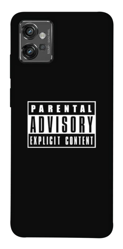Чохол на Motorola Moto G32 Parental Advisory Label фото 1 Чохол на Motorola Moto G32 Parental Advisory Label фото 1 з 1