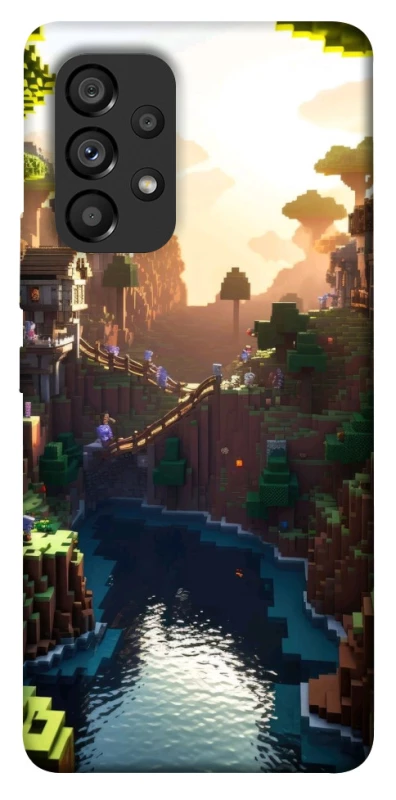 Чохол на Samsung Galaxy A53 5G Minecraft sunset фото 1 з 1