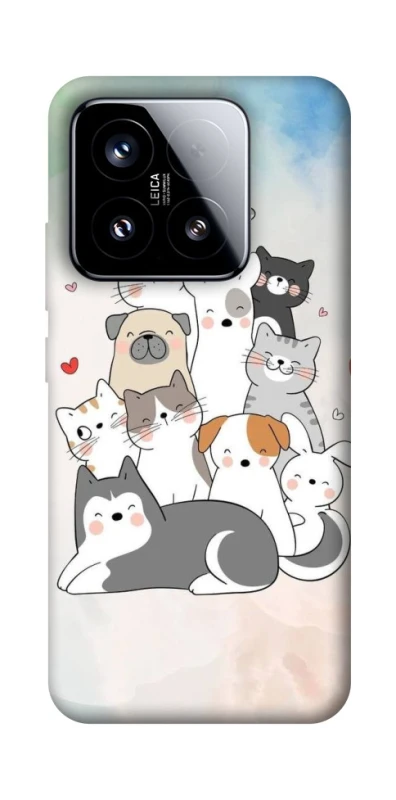 Чохол на Xiaomi 15 Funny Pets ver.2 фото 1 з 1