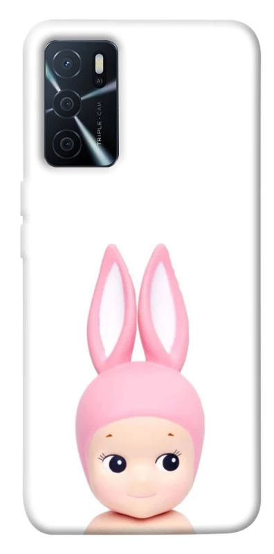 Чохол на Oppo A16s / A16 Minimal Bunny Peek фото 1 з 1