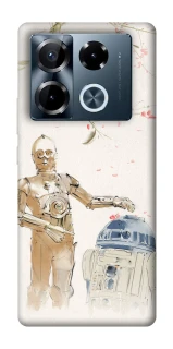 Чохол на Infinix Note 40 Pro 4G Star Wars robots фото 1 з 1