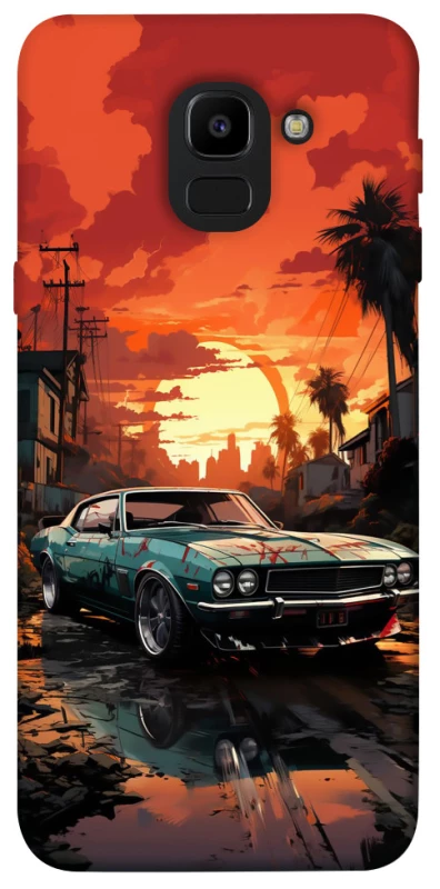 Чохол на Samsung J600F Galaxy J6 (2018) Car at sunset фото 1 з 1