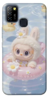 Чохол на Infinix Hot 10 Lite Labubu swimming фото 1 з 1