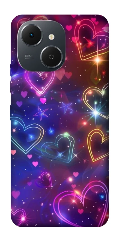 Чохол на TECNO Spark 40C Drawn hearts фото 1 з 1