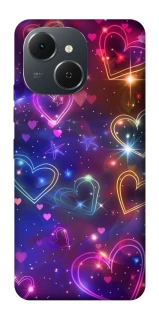 Чохол на TECNO Spark 40C Drawn hearts фото 1 з 1