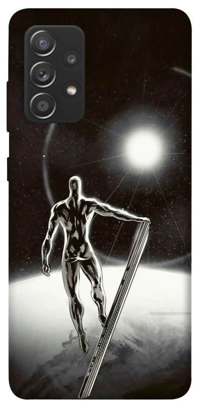 Чехол на Samsung Galaxy A72 4G / A72 5G Серебряный сёрфер фото 1 из 1