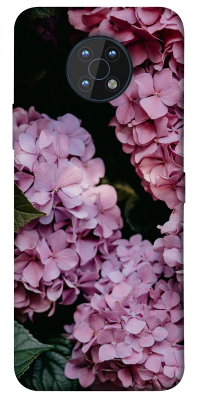 Чохол на Nokia G50 Рожеві гартензії фото 1 з 1