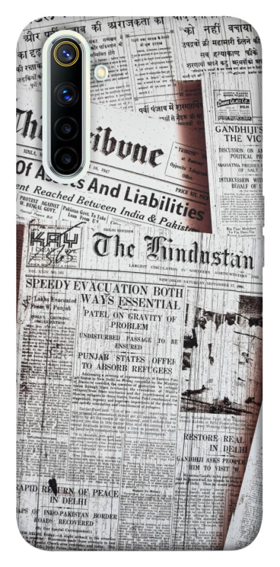 Чехол на Realme 6 Газеты фото 1 из 1
