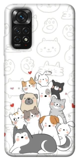 Чехол на Xiaomi Redmi Note 11 (Global) / Note 11S Funny Pets фото 1 из 1