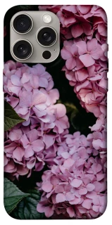 Чехол на Apple iPhone 15 Pro Max (6.7") Розовые гартензии фото 1 из 1