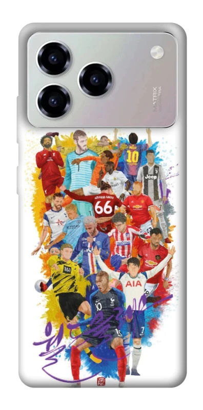 Чехол на ZTE Blade A76 Football Abstract v2 фото 1 из 1