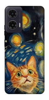 Чехол на Motorola Moto G35 paint cat фото 1 из 1