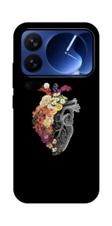 Чохол на Xiaomi Poco F7 Ultra Heart with flowers фото 1 з 1