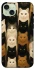 Чехол на Apple iPhone 15 Plus (6.7") Colorful Cat Collage фото 1 из 1