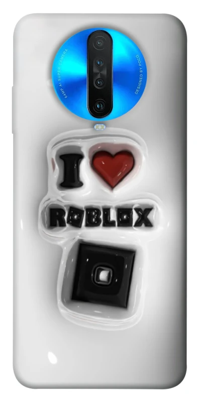 Чохол на Xiaomi Redmi K30 I love Roblox фото 1 з 1