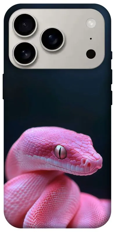Чехол на Apple iPhone 18 Pro Розовая Змея фото 1 из 2