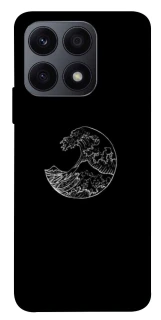 Чохол на Huawei Honor X8a Black tsunami фото 1 Чохол на Huawei Honor X8a Black tsunami фото 1 з 1