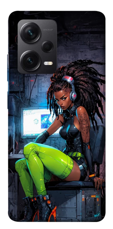 Чехол на Xiaomi Redmi Note 12 Pro 5G Cyber girl фото 1 из 1