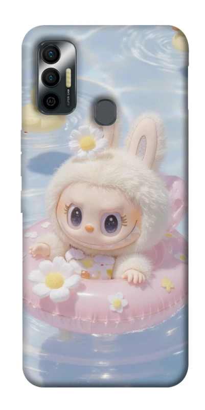 Чохол на TECNO Spark 7 Labubu swimming фото 1 з 1