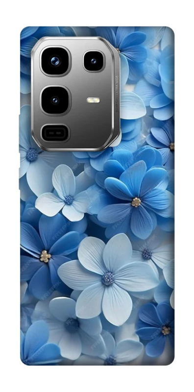 Чехол на Infinix Note 50 Pro Синие цветы фото 1 из 1