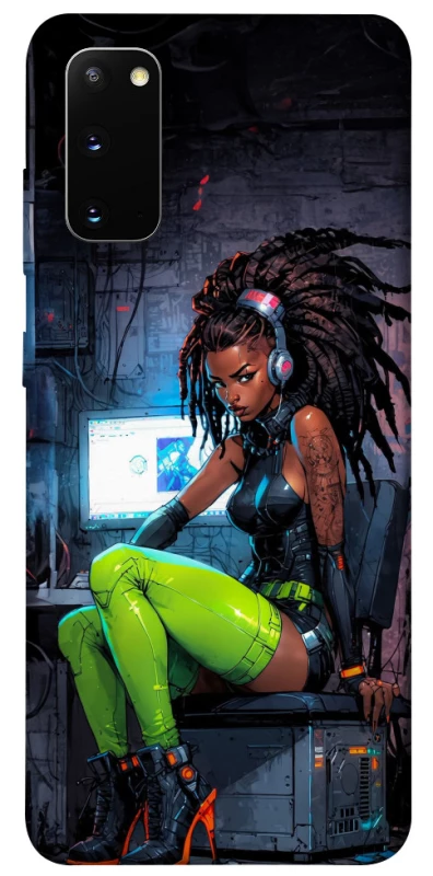 Чехол на Samsung Galaxy S20 Cyber girl фото 1 из 1