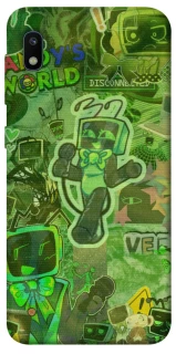 Чехол на Samsung Galaxy A10 (A105F) Dandysworld tv green theme фото 1 из 1
