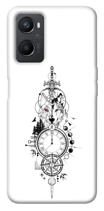 Чехол на Oppo A96 Tattoo ver.8 фото 1 из 1