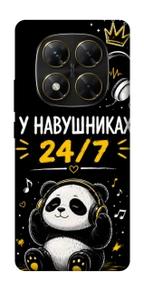 Чехол на Xiaomi Poco X7 У навушниках 24/7 фото 1 из 1