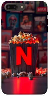 Чехол на Apple iPhone 7 plus / 8 plus Netflix and popcorn фото 1 из 1