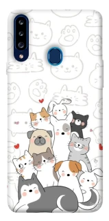 Чохол на Samsung Galaxy A20s Funny Pets фото 1 з 1