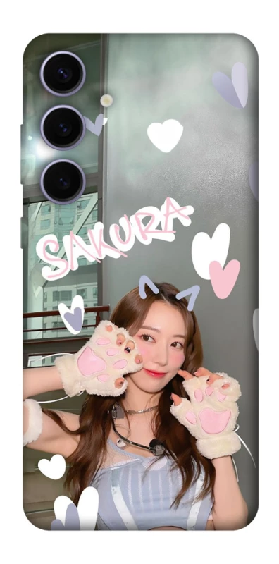 Чехол на Samsung Galaxy S25+ Sakura - LE SSERAFIM фото 1 из 1