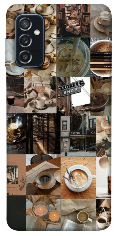 Чехол на Samsung Galaxy M52 Coffee collage ver.3 фото 1 из 1