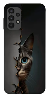Чехол на Samsung Galaxy A13 4G Кот-подглядыватель v2 фото 1 из 1