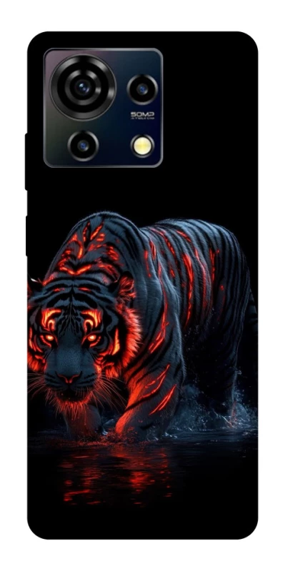 Чохол на ZTE Blade V50 Vita fire tiger фото 1 з 1