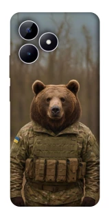 Чехол на Realme Note 50 5G Медведь защитник фото 1 из 1