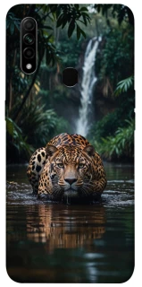 Чехол на Oppo A31 Leopard in water фото 1 из 1