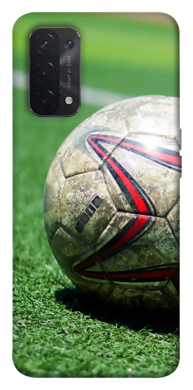 Чохол на Oppo A54 5G / A74 5G М'яч на газоні фото 1 з 1