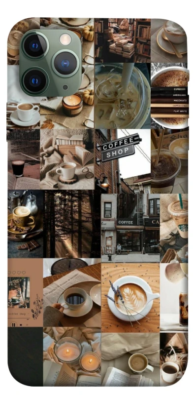 Чехол на Apple iPhone 11 Pro Max (6.5") Coffee collage ver.3 фото 1 из 1