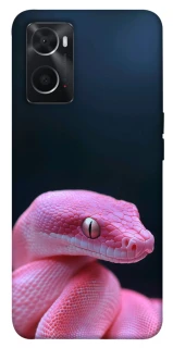 Чехол на Oppo A76 4G Розовая Змея фото 1 из 1