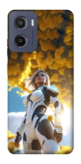 Чохол на Motorola Moto E15 Cyber space girl ver.3 фото 1 з 1
