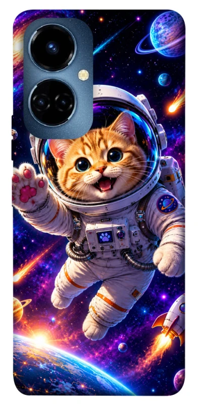 Чохол на TECNO Camon 19 Pro Space Cat фото 1 з 1