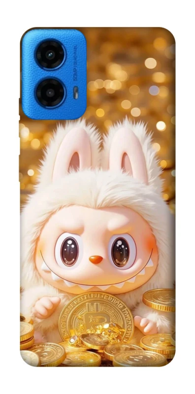 Чохол на Motorola Moto G45 Bitcoin Labubu фото 1 з 1