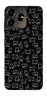 Чехол на ZTE Blade V50 Design 4G Black Cats фото 1 Чехол на ZTE Blade V50 Design 4G Black Cats фото 1 из 1
