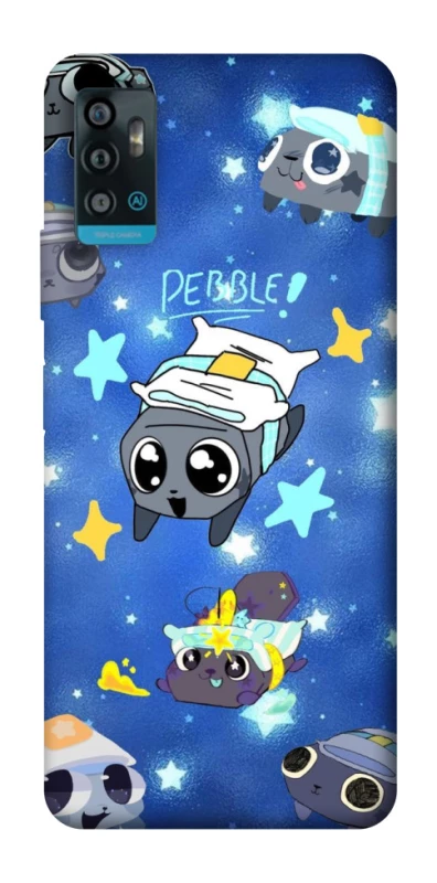 Чехол на ZTE Blade A71 Pebble kitten stars фото 1 из 1