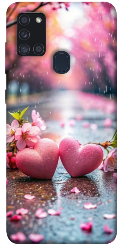 Чохол на Samsung Galaxy A21s Pink heart фото 1 з 1
