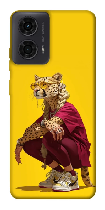 Чохол на Motorola Moto G04 Ягуар фото 1 з 1