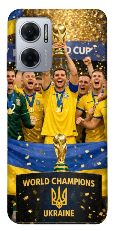 Чохол на Xiaomi Redmi Note 11E UA-Football ver.5 фото 1 з 1