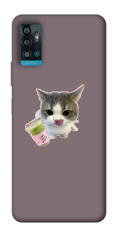 Чохол на ZTE Blade A71 cat matcha фото 1 з 1