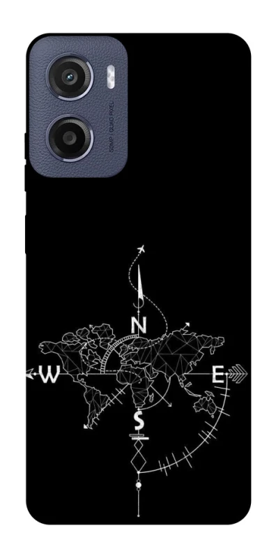 Чохол на Motorola Moto E15 Travel Map фото 1 з 1